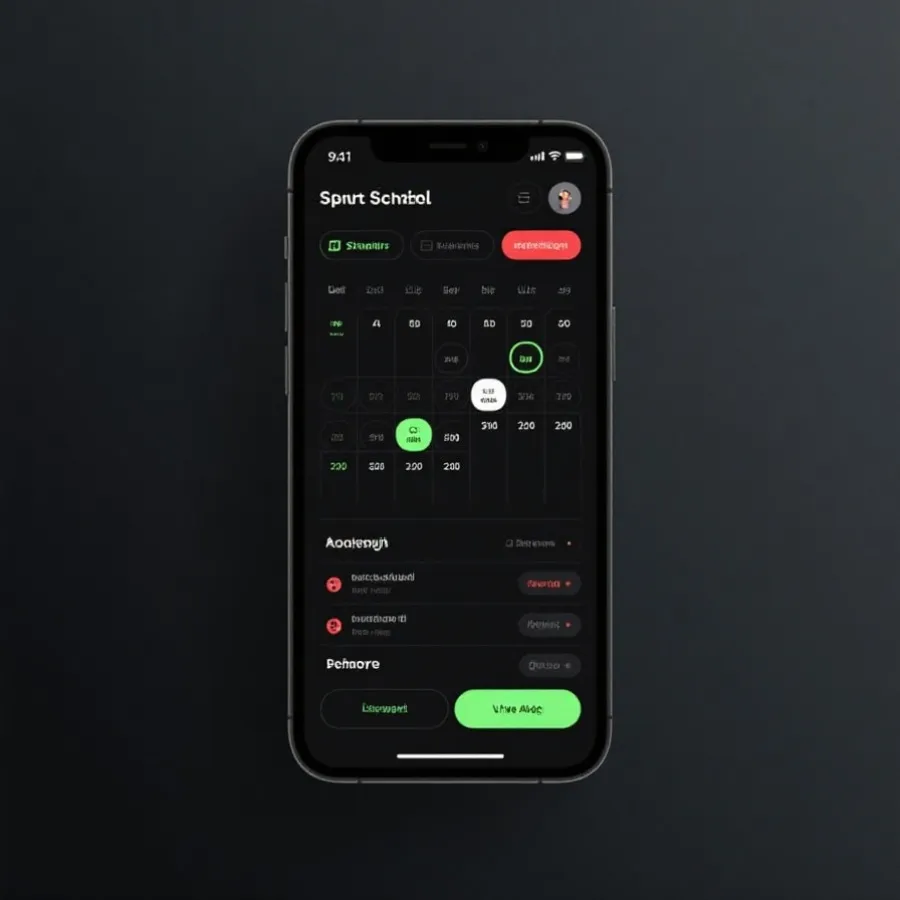 移动端赛事提醒示意图