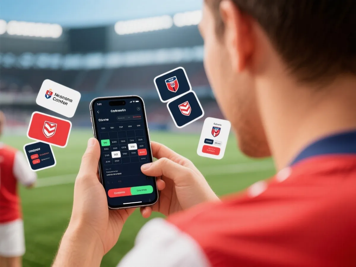 世界杯App使用场景示意图